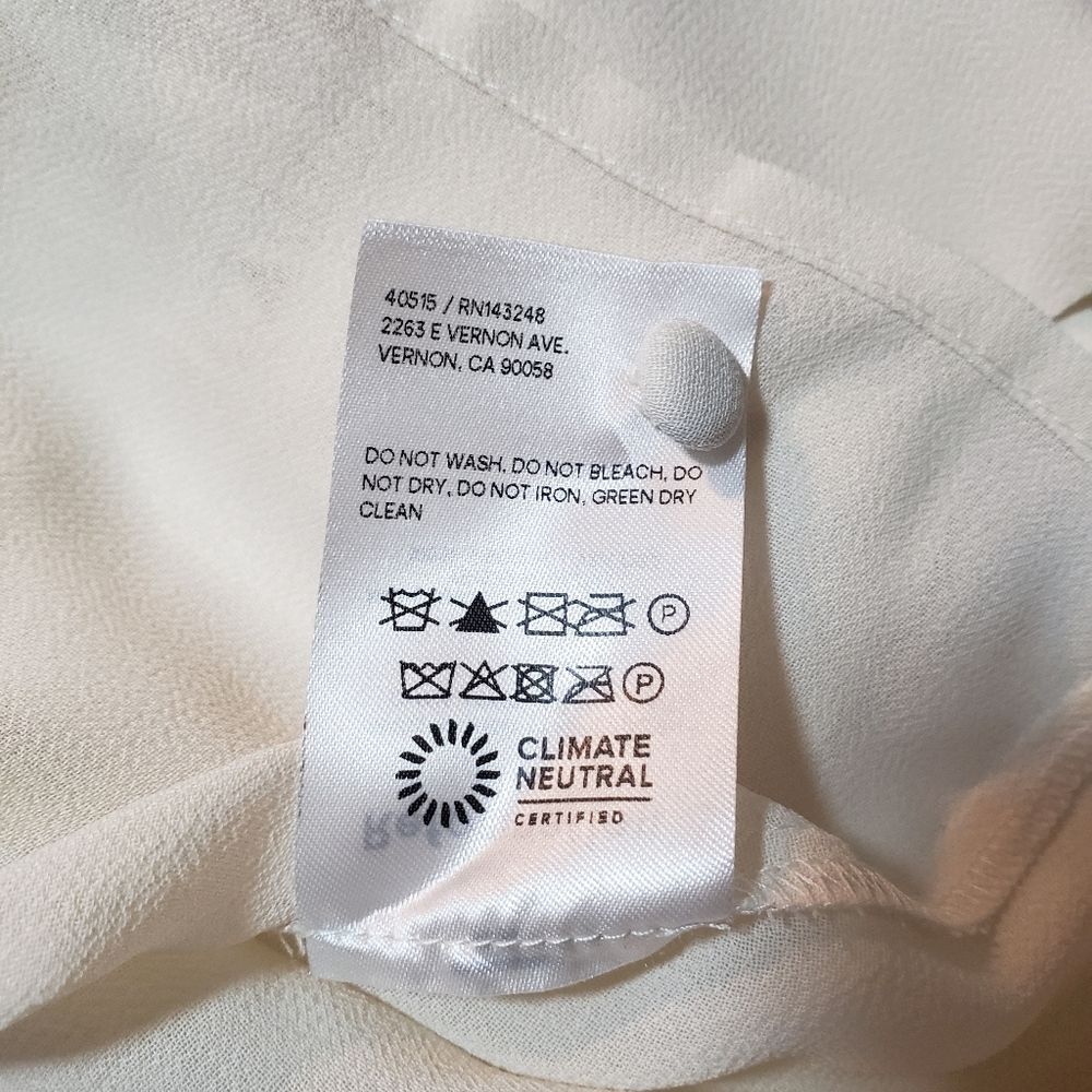 Reformation Freya Top Cream Size Large - Picture 13 of 16